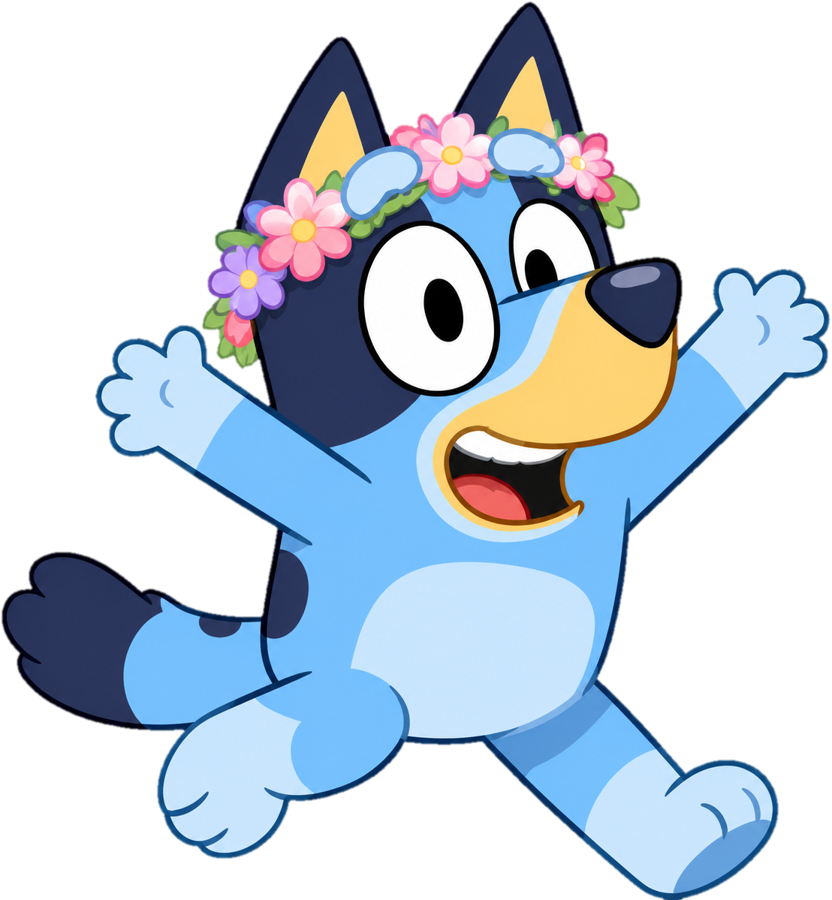 Bluey a saltar
